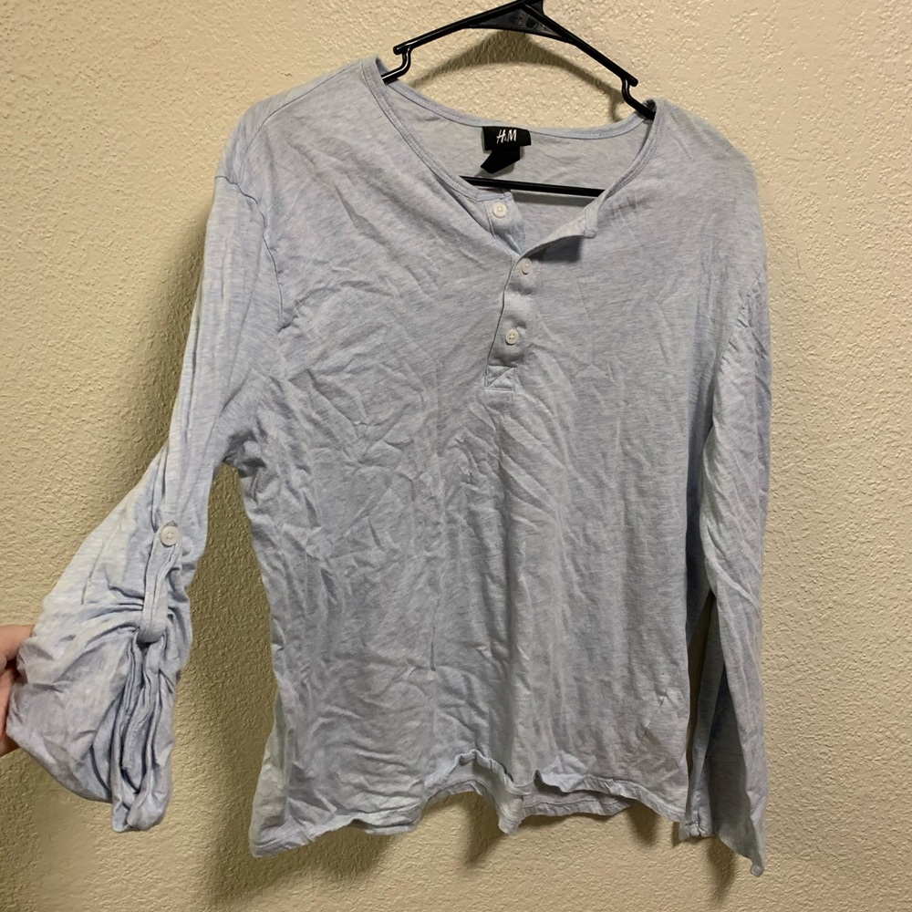 Men’s Half Button Long Sleeve